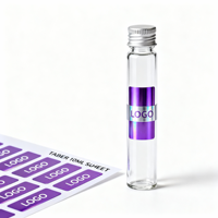 Flacon de parfum en verre 3 ml avec étiquette, flacon testeur 2 ml, flacon rechargeable 3 ml, mini flacon écologique 5 ml, coffret cadeau de parfum 10 ml, emballage de vente au détail