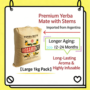 Té <span class=keywords><strong>Mate</strong></span> Seco Argentino Importado, 1 Kilogramo, Envejecimiento de Larga Duración, Sabor Intenso y Duradero para Preparar - Product Image 4