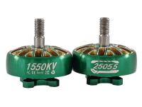 HAOHENG 2505.5 Moteur sans balais à aimant permanent étanche IP54, axe en alliage de titane, pour drone de course FPV 5-6 pouces 1550-1850KV