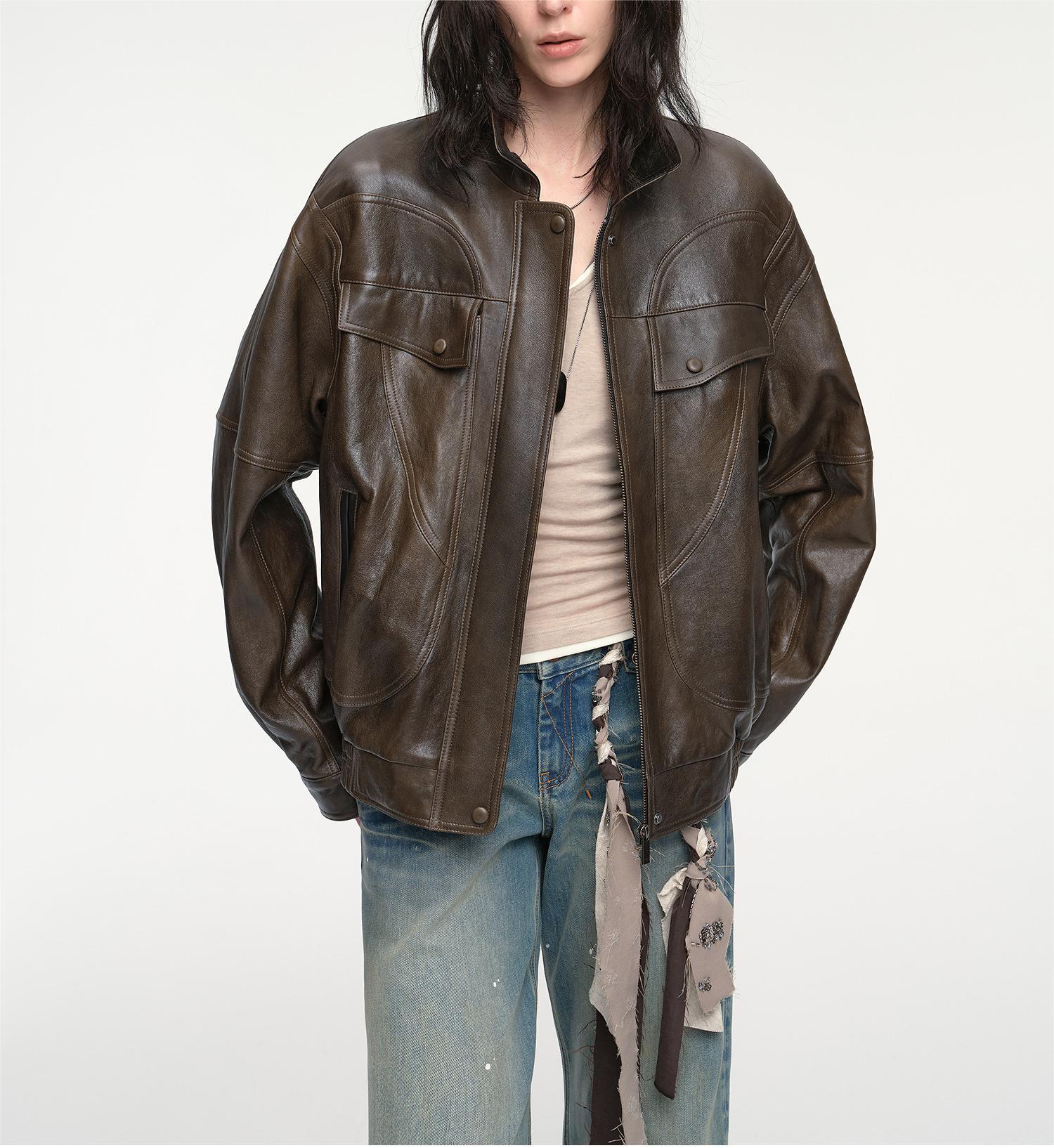 Verified Supplier New Zealand Lamb Leather Jacket 1.4-1.5mm