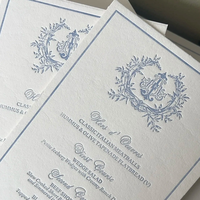 Papier d'invitation de mariage de luxe élégant, personnalisé, imprimé numériquement en couleur, découpé au laser, en velours, estampé à chaud et gaufré