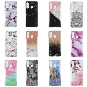IMD Marble Print Shockproof anti-sctatch never fade phone case For samsung galaxy s10 lite + M10 20 30 A10 20 50 30 60 40s
