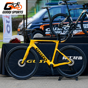 จักรยานเสือหมอบคาร์บอนไฟเบอร์ GUSTO GTR รุ่นมาตรฐาน UCI พร้อมดิสก์เบรก 12 สปีด ล้อ 700c รุ่นมืออาชีพ มีสินค้าพร้อมส่ง PRO - Product Image 6