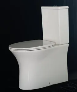 Factory Direct Price White Sanitary Ware Hotel Home Bathroom Bowl 2 Piece Toilet