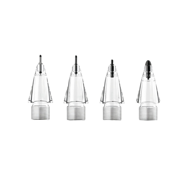 Anti-Slip Quiet Durable FCC CE Certified Replaceable Nibs for Pencil 1st/2nd/3rd Gen iPad Stylus Made of Metal Plastic