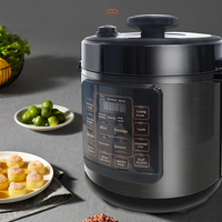 Appareils de cuisine, autocuiseurs en acier inoxydable 4L 5L 6L 8L, autocuiseur électrique multifonction intelligent numérique
