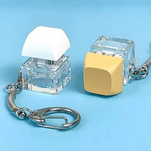 Christmas Gift Stress Relief Figure Keycap Keychain Mechanical <b>Key</b> Fidget for Keychain Decompression Toys - Product Image 2