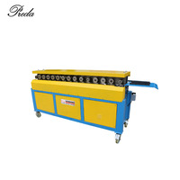 Promotion Usine : Machine de formage de bordures à rouleaux TDF pour conduits d'air T15 T12, Équipement de fabrication de conduits CVC