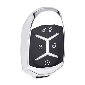 Coque de protection pour clé de voiture Huanyue, vente directe usine, compatible avec les modèles Lynk & Co 2022 01, 02 et 03, noir tendance et - Product Image 2