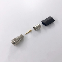 Connecteur coaxial RF TNC mâle à sertir pour câble RG8