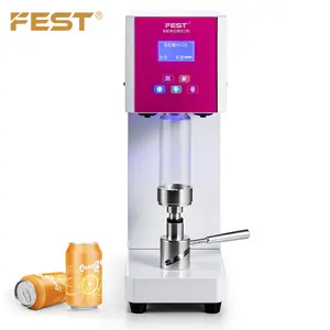 FEST Manual Plastic PET Canning Seaming Sealer Beverage Beer Soda Round Pop Tin Cans Canning Coffee Can Sealing Machine