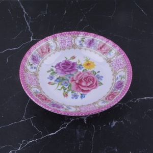 <span class=keywords><strong>Vajilla</strong></span> plana redonda ecológica personalizada, plato de plástico con borde corrugado de 5/6/7/8/9/10 pulgadas, plato de cena de melamina - Product Image 6