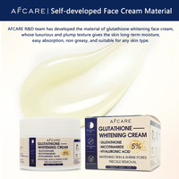 Crème Visage et Corps Coréenne Anti-Âge Hydratante et Éclaircissante avec Glutathion et Vitamine C, Sans Cruauté Animale