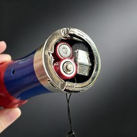 Baguette lumineuse LED clignotante avec boule phosphorescente et poignée personnalisable – Cadeaux de fête en gros pour discothèques, bars et événements de mariage