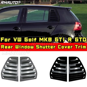 For VW Golf MK5 Body Kit Rear <b>Window</b> Shutter <b>Cover</b> Trim Rear Quarter Panel <b>Window</b> Louver Side Vent Trim Car Accessories - Product Image 1