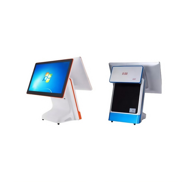 15.6 Inch Touch Screen All-in-One POS System Intel I5 CPU 10-point Capacitive Panel Smart Windows Restaurant Cash Register
