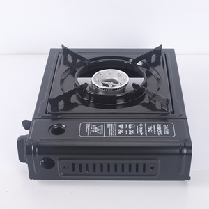 Портативная электрическая газовая плита RAF Black Cast Iron с одной конфоркой, водонепроницаемая, для кемпинга, автодомов, на сжиженном газе/пропане/бутане - Product Image 2