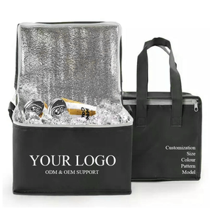 Bolsa Térmica Aislante Personalizada 0717 para Entrega de Alimentos, Reutilizable, de Tela No Tejida con Lámina de Aluminio - Product Image 1