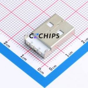 AM90-01-T1-W USB Connector Bent Lead Through Hole Connector Type-A Male Right Angle Insert - Product Image 2