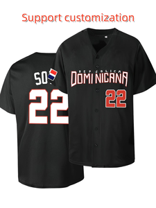 Maillot de baseball personnalisé avec logo imprimé par sublimation, hauts unisexes pour l'entraînement et la compétition estivale, respirant, anti-humidité, séchage rapide, protection UV - Product Image 1