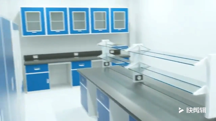 Lab Wall Control Lab Wall Bench with Sink and Wall Cupboard - Durable & Versatile