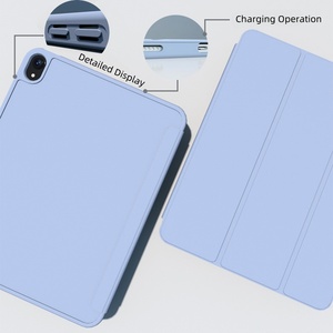 2022 <span class=keywords><strong>iPad</strong></span> 10.9 10th Gen Bảo vệ bằng da thật có đế đứng Hỗ trợ bút chì từ tính Nhẹ Thiết kế thời trang mỏng nhẹ cho <span class=keywords><strong>iPad</strong></span> - Product Image 6