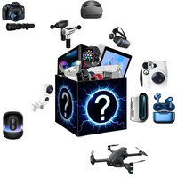 Boîte mystère, boîte surprise, écouteurs TWS, déballage surprise, cadeau, gadgets technologiques sympas, écouteurs intra-auriculaires aléatoires