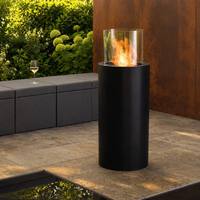 FangranModern Brasero Décoratif Personnalisé, Table à Flamme à Gaz d'Alcool Atomisé avec Certification de Sécurité pour Jardin d'Hôtel