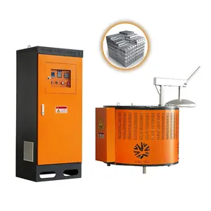 LYJD China Supplier IGBT Induction 100kg 150kg Zinc Melting Furnace