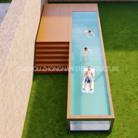 Piscines préfabriquées de conteneur d'expédition de 20ft 40ft d'usine pour l'extérieur