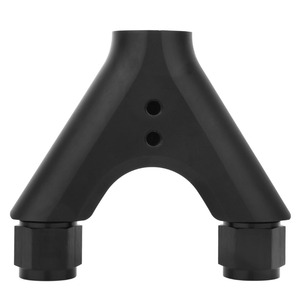 트윈 8AN 연료 펌프 브래킷 Y 블록 어댑터 8AN 여성 x 2 -10 orb x 1 AN6 AN8 AN10 - Product Image 1