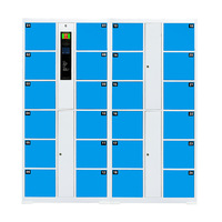 Cabinet intelligent électronique de casier de stockage de colis de bagage en métal de casier pour le supermarché
