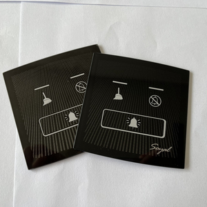 Clavier à <span class=keywords><strong>membrane</strong></span> personnalisé PC/PET pour appareils électroménagers avec fonction de protection, panneau de commande frontal. - Product Image 1