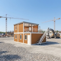 Unité de conteneur pliable préfabriquée mobile avec eau et électricité complètes pour l'hébergement des travailleurs de l'ingénierie
