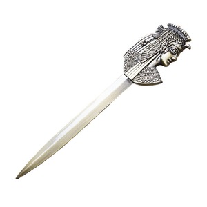 Ouvre-lettre en métal Xinglin, style égyptien ancien, coupe-enveloppe, cadeau de bureau, couteau professionnel - Product Image 5