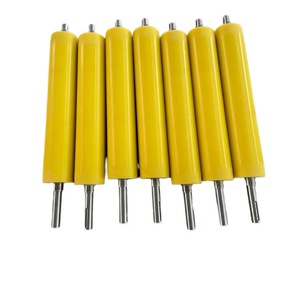 Rouleau de guidage professionnel sur mesure en polyuréthane, roue de convoyeur à axe en polyuréthane, roue en caoutchouc PU résistante à l'usure, roue en uréthane - Product Image 6