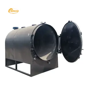 Sale Horizontal Rotary Smokeless Wood Sawdust Biomass Charcoal Coal Air Flow Continuous Carbonization Furnace