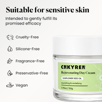 Crème à l'huile de graines de tournesol hydratante en profondeur, apaise la sécheresse pour les peaux sensibles, réparatrice et hydratante