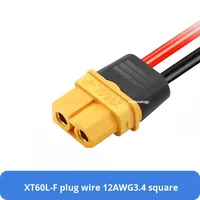Connecteurs Amass XT60L-F/M en laiton pour modèles RC, XT60, anti-desserrage, sécurisés, mâle et femelle, pour avions et drones