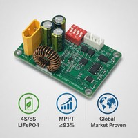 Module de contrôleur de charge solaire intelligent MPPT 100W 10A 12V/24V LiFePO4 PCBA pour système PV hors réseau et stockage d'énergie extérieur