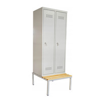 Casier en acier personnalisé avec serrure à clé vestiaire armoire à vêtements pour l'école utilisation en salle de sport
