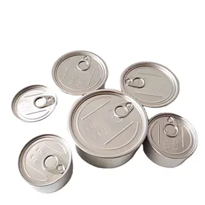 FRD kemasan logam daur ulang Sardin Tuna tomat segel Aluminium dapat menarik cincin