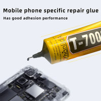 Colle noire Zhanlida T7000 110ml, imperméable, sans blanchiment, séchage rapide, pour réparation de téléphones, tablettes, métal, céramique, cuir, plastique, bricolage
