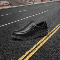 Zapatos de Hombre Negros y Marrones para Caminar, de Cuero Genuino con Cordones, Suela de Goma, Zapatos Casuales de Negocios para Verano y Otoño