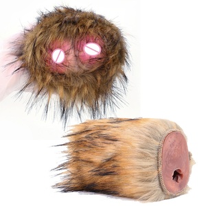 Masturbador Masculino GEEBA con Vagina de Peluche Marrón, Estimulador de Bolsillo para Hombres, Onahole Peludo, Juguetes Sexuales de Silicona, Vagina Realista - Product Image 4