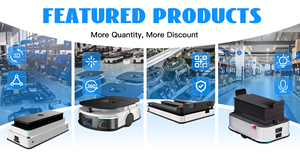 عربة نقل آلي (AGV) للمصانع بحمولة 400 كجم مع نظام رؤية ثلاثي الأبعاد لتجنب العوائق ومتينة الاستخدام - Product Image 2