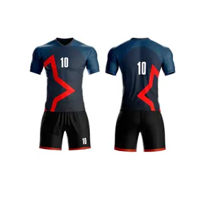 Fußball uniform Set Großhandel benutzer definierte Fußball Trikot Set voll Sublimation Fußball-Kit mit kostenlosen benutzer definierten Logo-Design