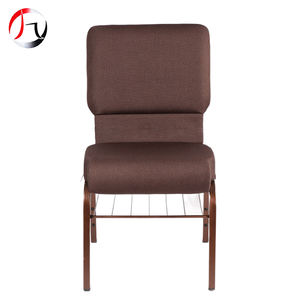 アームレスト付き布張り教会祈りの椅子カスタマイズロゴ付きメタルフレームシアターチェアパッド入りオーディトリアムチェア - Product Image 5