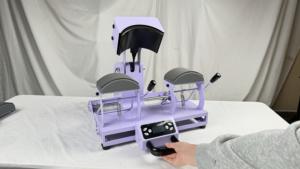 Potente máquina de prensa de calor por sublimación de tapa automática eléctrica de doble estación <span class=keywords><strong>tazas</strong></span> personalizadas moldes intercambiables - Product Image 6