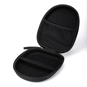 Étui de transport rigide en EVA noir pour <span class=keywords><strong>casque</strong></span> <span class=keywords><strong>audio</strong></span>, sac de rangement de voyage anti-pression pour <span class=keywords><strong>casque</strong></span> supra-auriculaire, pochette pour accessoires électroniques - Product Image 1